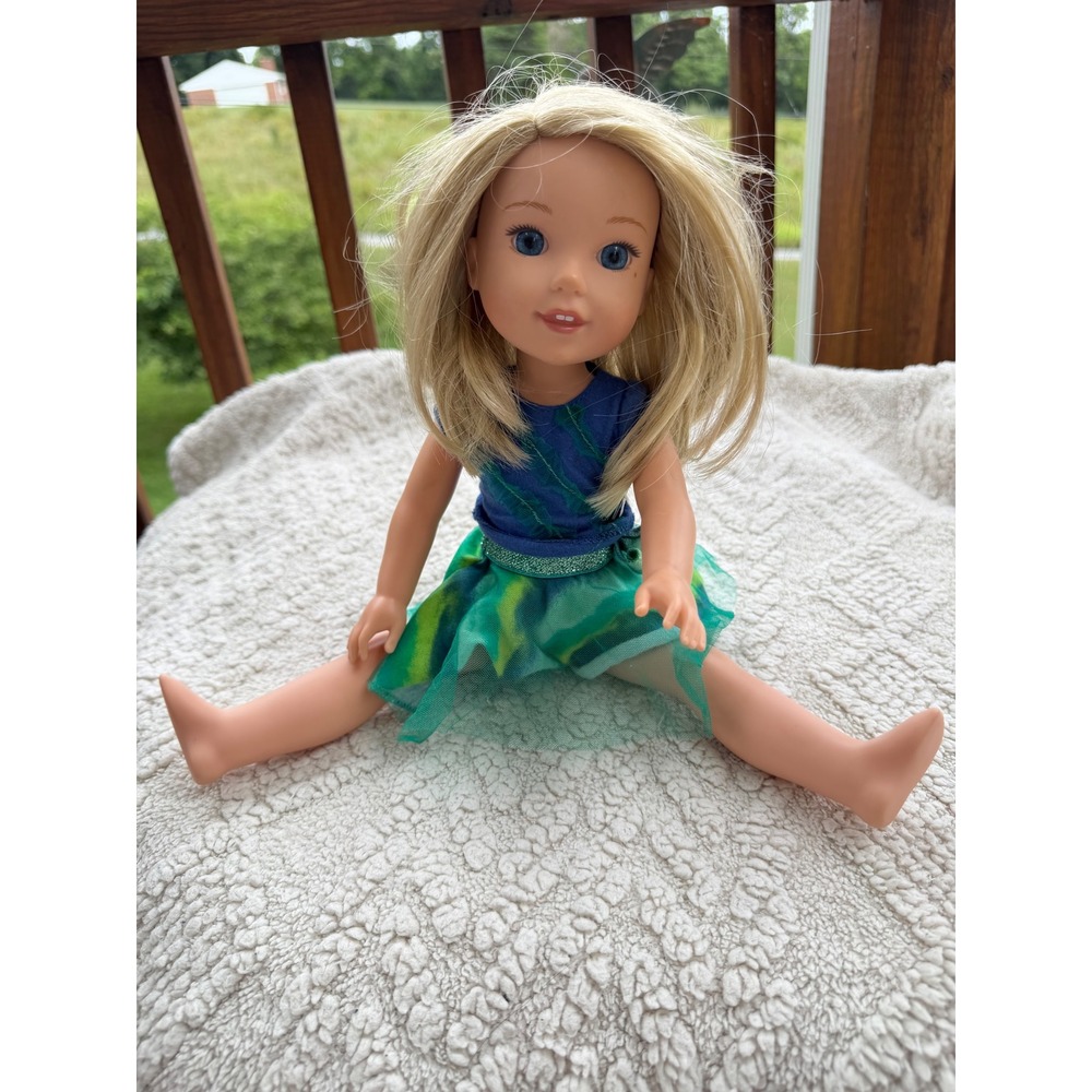 American Girl WellieWishers Camille Doll 14.5 Inch Blonde‎ Blue Eyes DNJ71